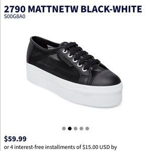 Black Mesh Supergas!